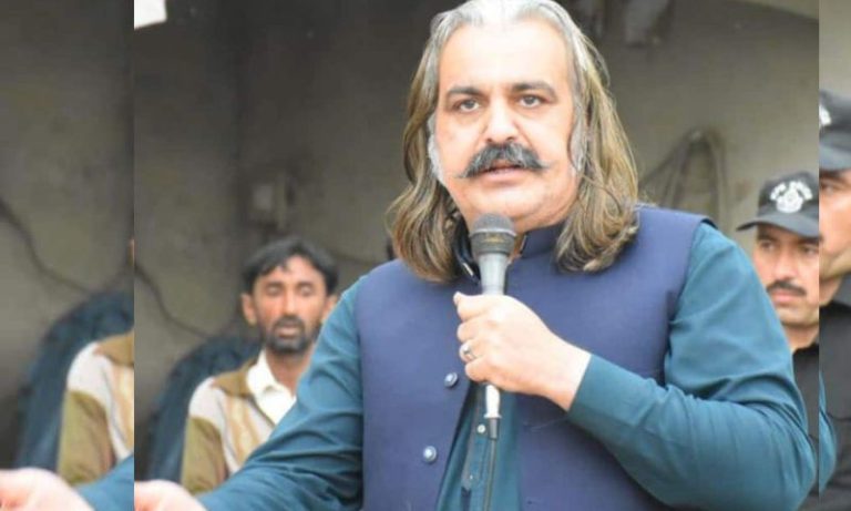 K-P Chief Minister Gandapur Targets Governor Kundi in Fiery Speech