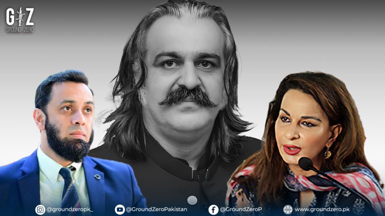 Federal ministers Attaullah Tarar and Sherry Rehman condemning Ali Amin Gandapur’s remarks.