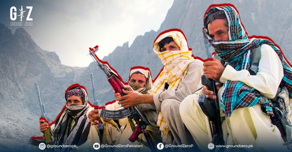 Security forces conducting anti-terror operations in KP.