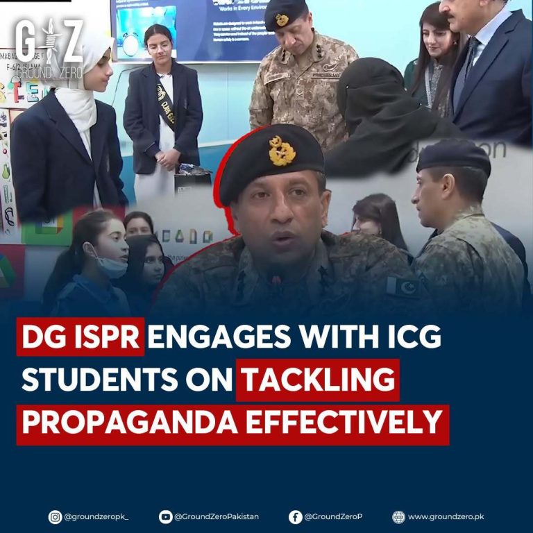 DG ISPR Engages ICG Students on Combating Social Media Misinformation