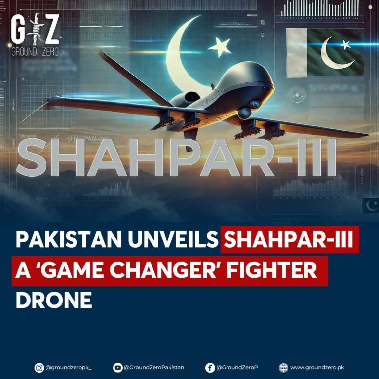 Pakistan Unveils Shahpar-III Drone at IDEAS 2024 in Karachi