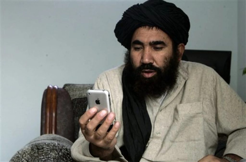 Terrorist using mobile phones.