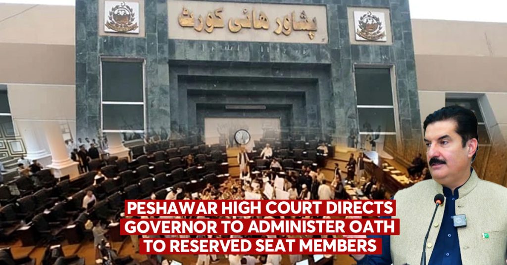 Governor Appointed for Oath-Taking Amid KP Assembly Deadlock Governor Appointed for Oath-Taking