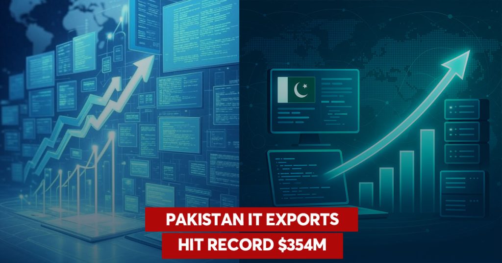 Pakistan IT Exports Reach Record $354 Million in July 2025 Pakistan IT Exports Reach Record $354 Million in July 2025