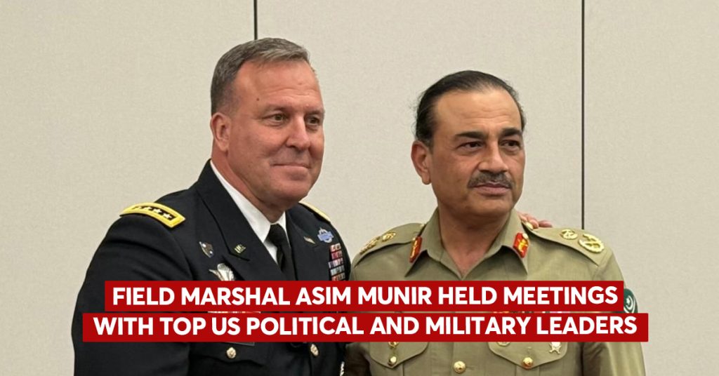 Field Marshal Asim Munir Meets US Leadership, Attends CENTCOM Change of Command Ceremony Field Marshal Asim Munir Meets US Leadership