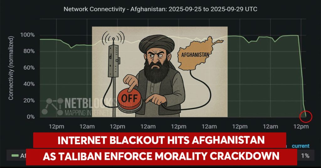 Afghanistan Faces Nationwide Internet Blackout Amid Taliban ‘Immorality’ Crackdown