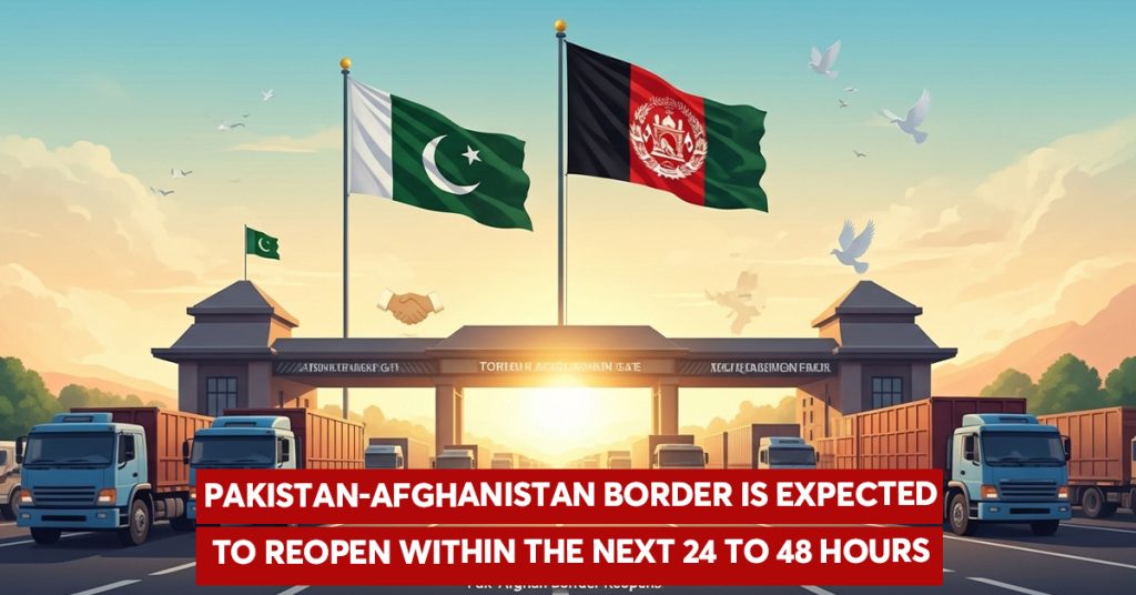 Pak-Afghan Border Likely to Reopen Within 48 Hours as Tensions Ease