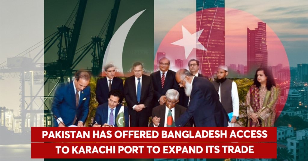 Pakistan Offers Bangladesh Access to Karachi Port