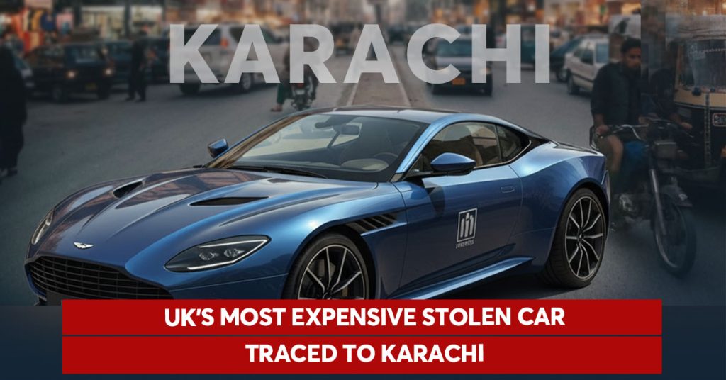 UK’s Most Expensive Stolen Car Traced to Karachi UK’s Most Expensive Stolen Car Traced to Karachi