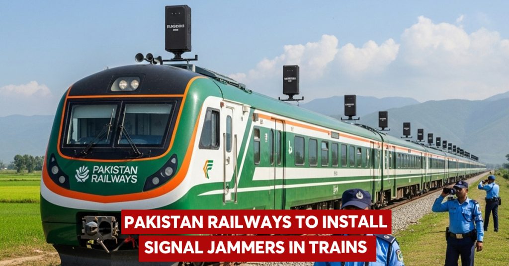 Pakistan Railways to Install Signal Jammers in Trains to Boost Passenger Safety