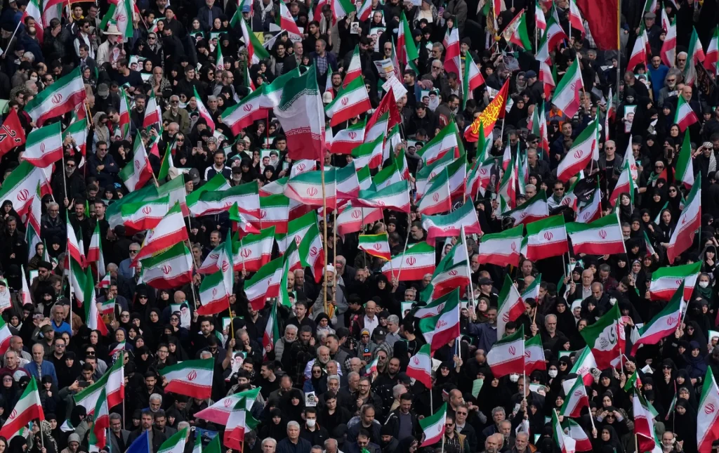 Iranian Citizens Express Gratitude to Pakistan During Tehran Rally Iranian Citizens Express Gratitude to Pakistan During Tehran Rally