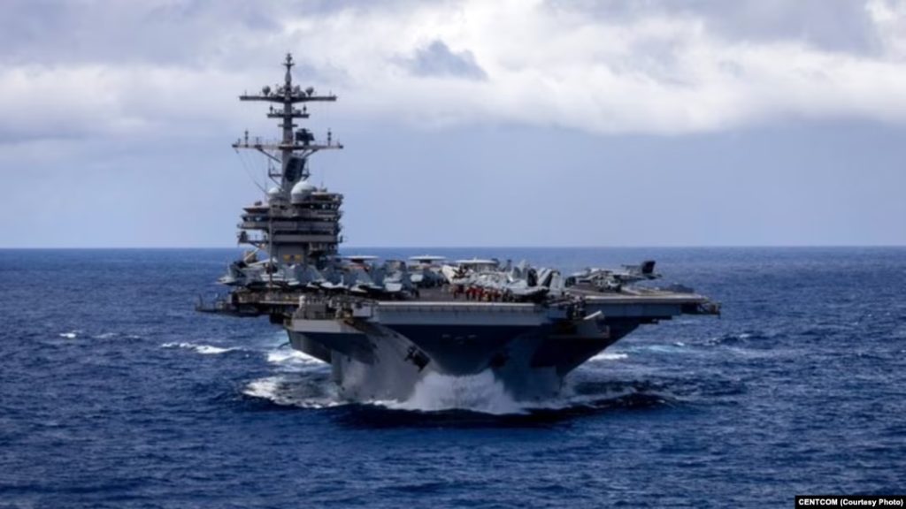 US Naval Build-Up Near Iran Intensifies as Carrier USS George H.W. Bush Joins Regional Deployment